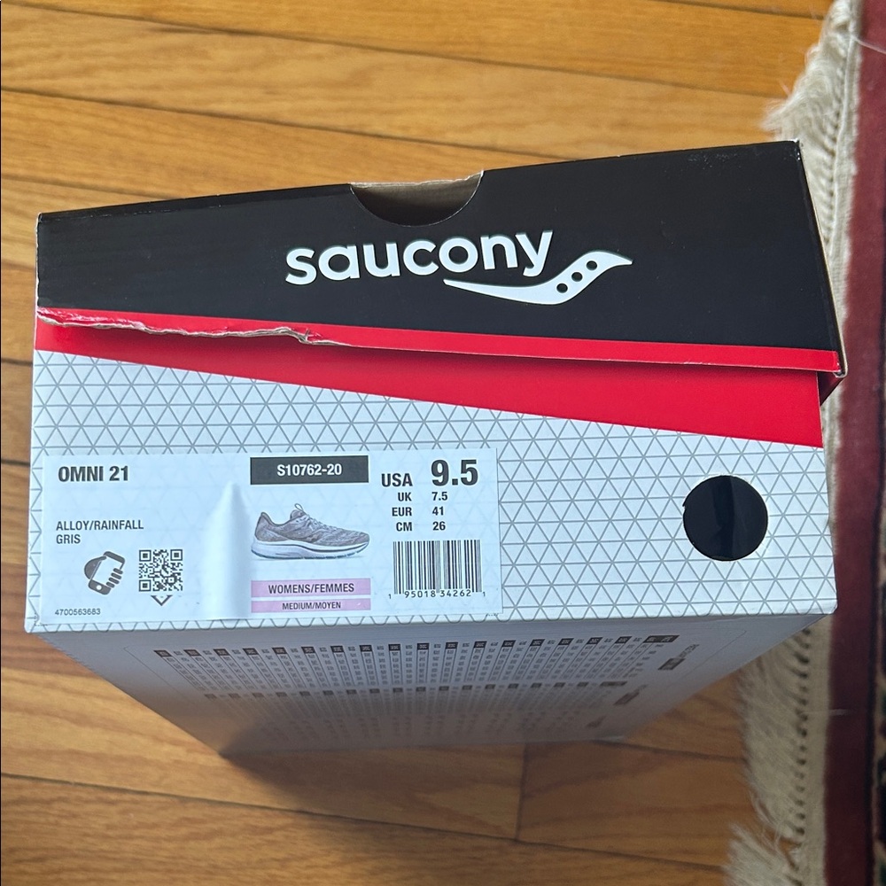 Saucony Omni 21 in Alloy and Rainfall
